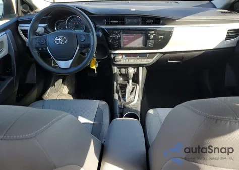 2016 Toyota Corolla Le z USA, uszkodzony, nr VIN 2T1BURHE0GC599614